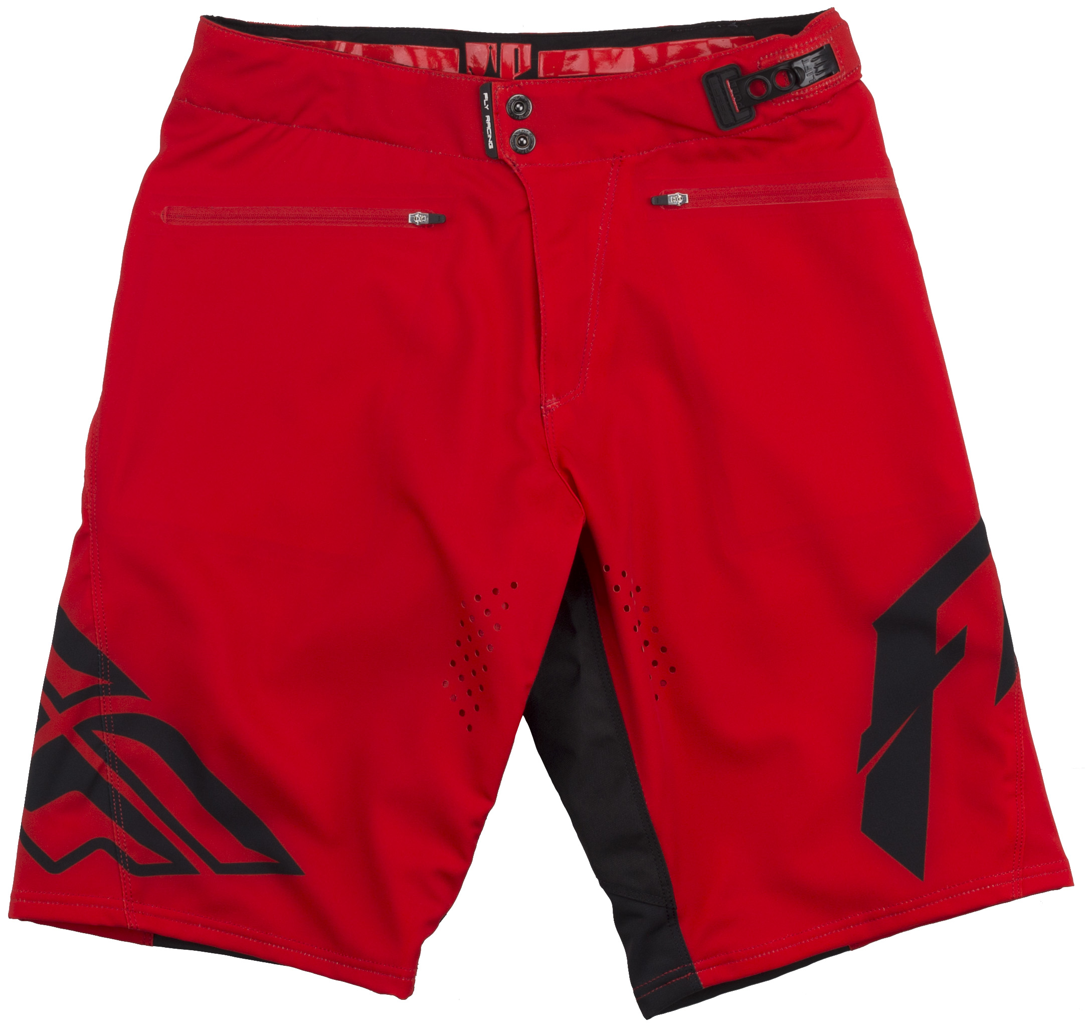 Fly Racing Barricade Compression Shorts – Black, Medium, With Lightweight EVA Padding For Hip & Tailbone