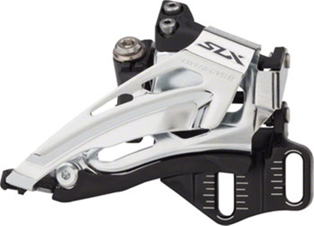 shimano slx front derailleur adjustment