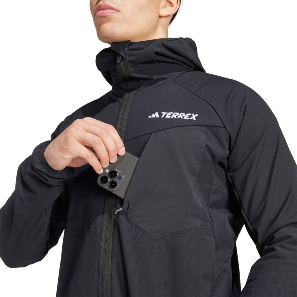 adidas Terrex Xperior Softshell Fleece Hooded Jacket