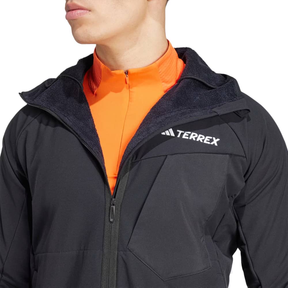 adidas Terrex Xperior Softshell Fleece Hooded Jacket