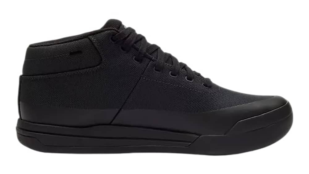 Fox Union Canvas Mid Shoes in Black - Image 6 of 10