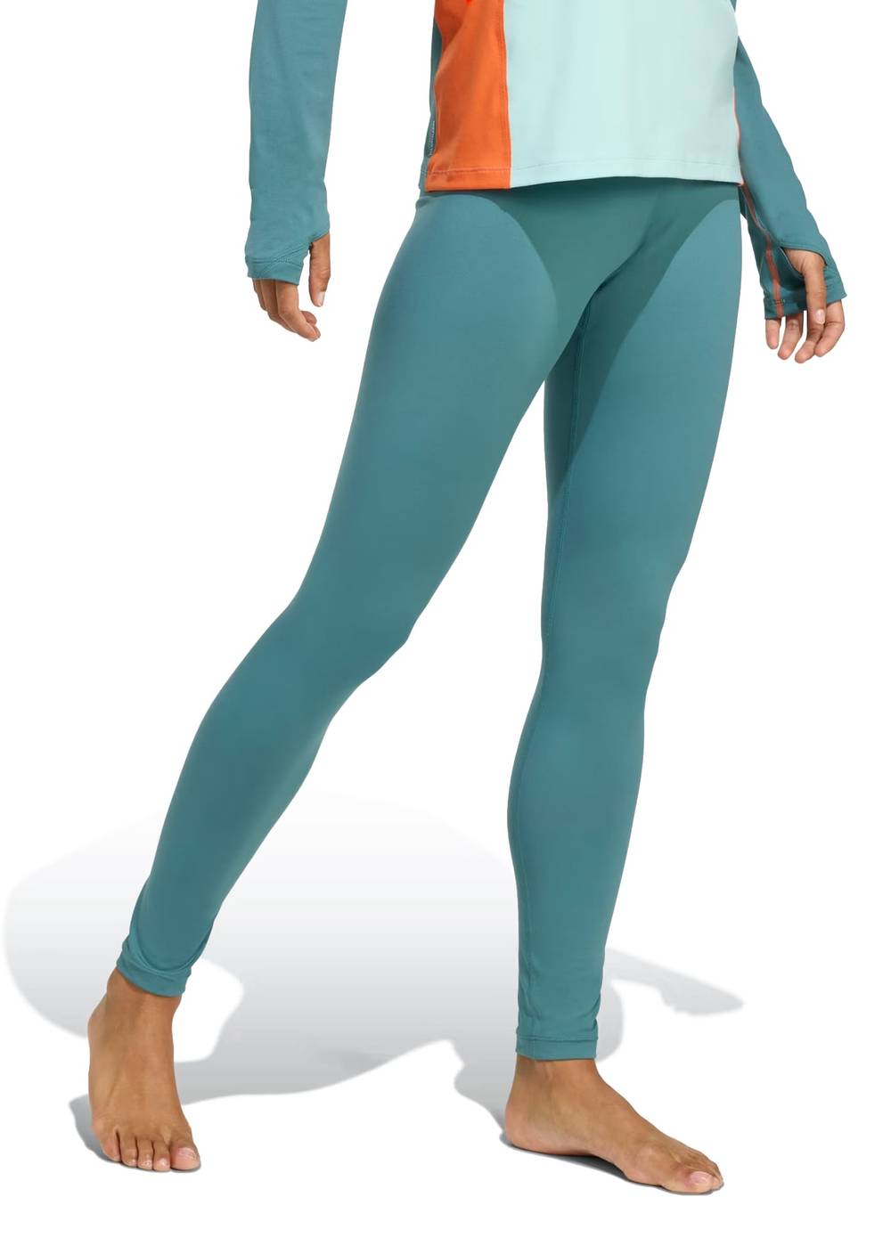 Adidas Terrex Multi Synthetic Baselayer Womens Tight in Pretea - Image 2 of 3