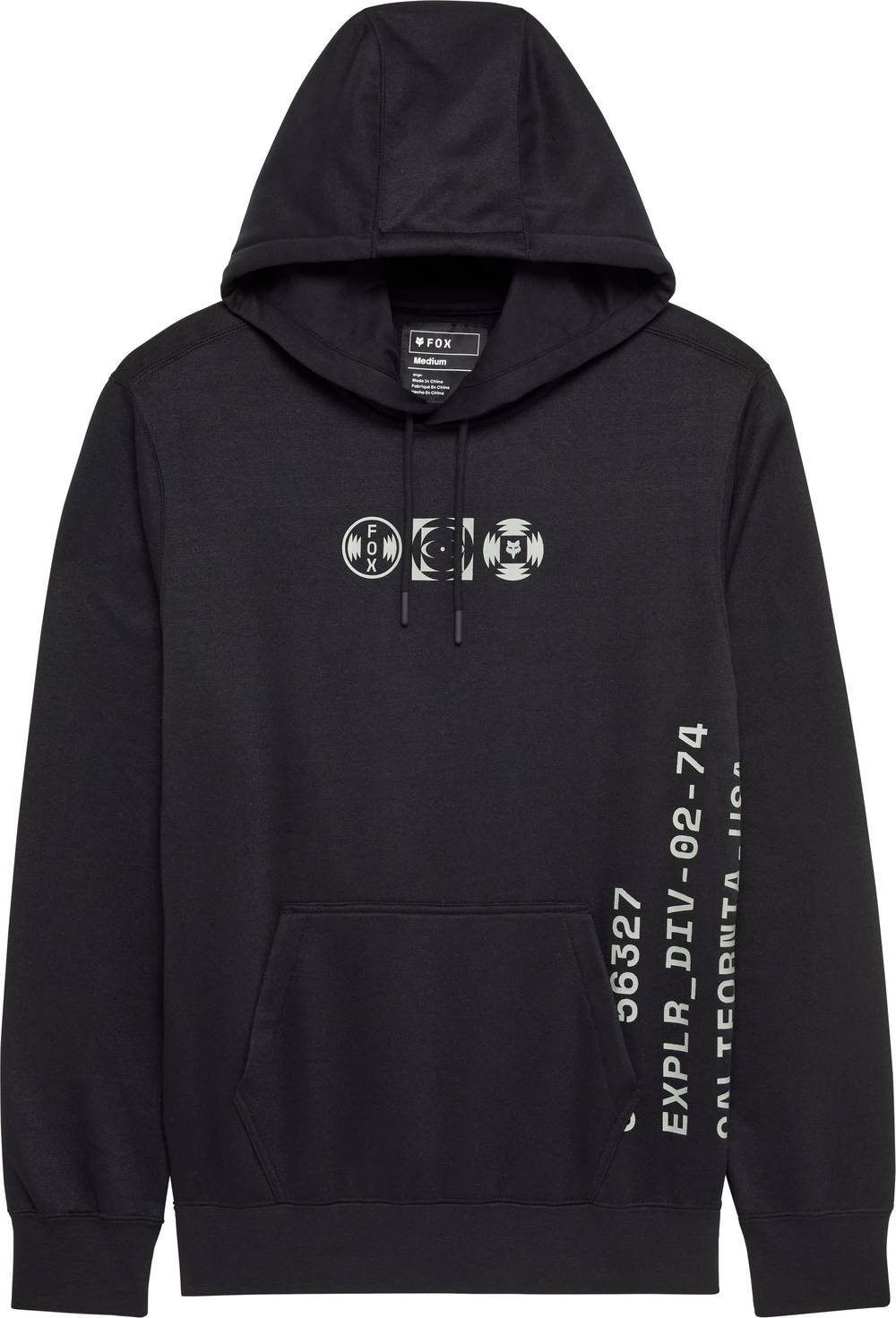 Fox Apparel Fox Apparel | Vision Tech Fleece Pullover Men's | Size Small In Black | 100% Polyester