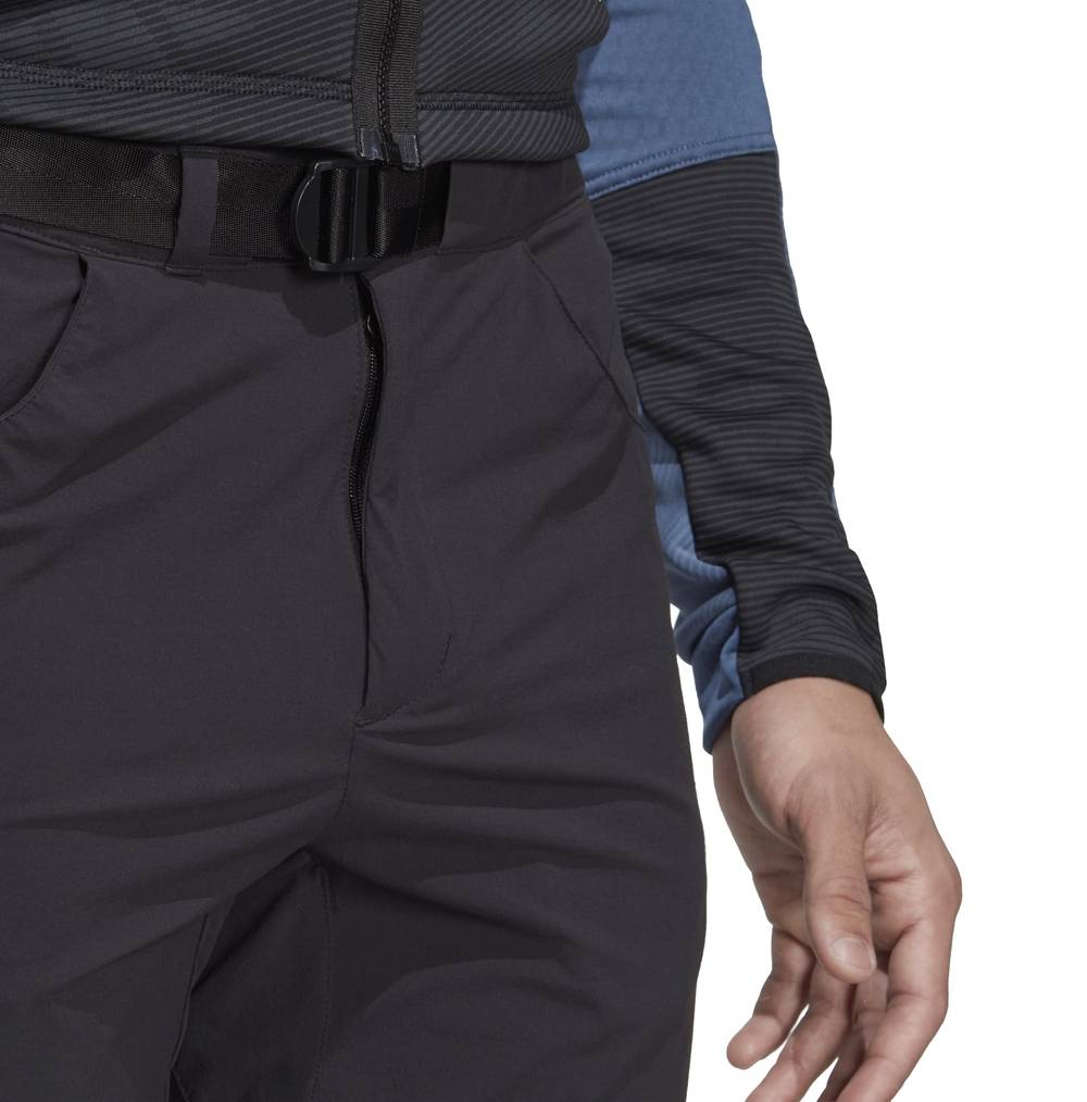 Adidas Terrex Utilitas Hiking Zip Off Pants in Black - Image 2 of 8