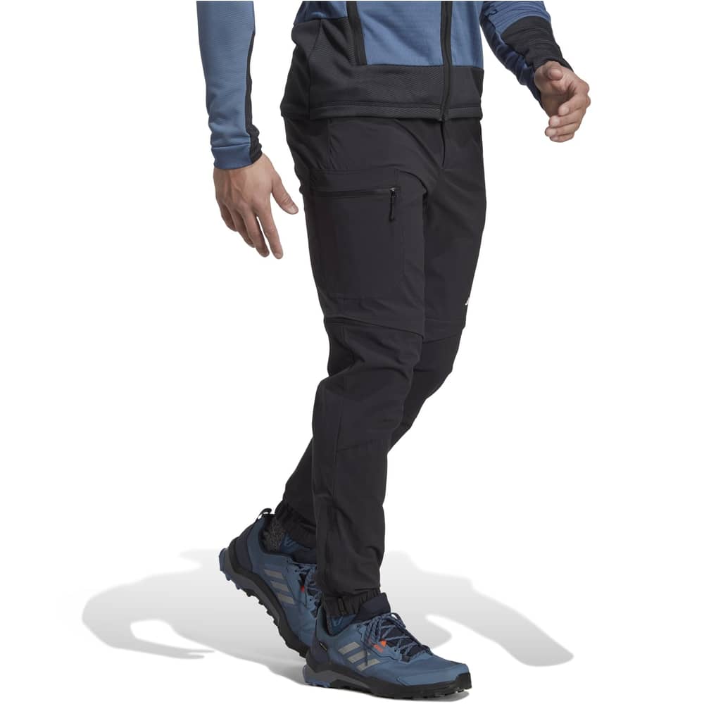 Adidas Terrex Utilitas Hiking Zip Off Pants in Black - Image 8 of 8