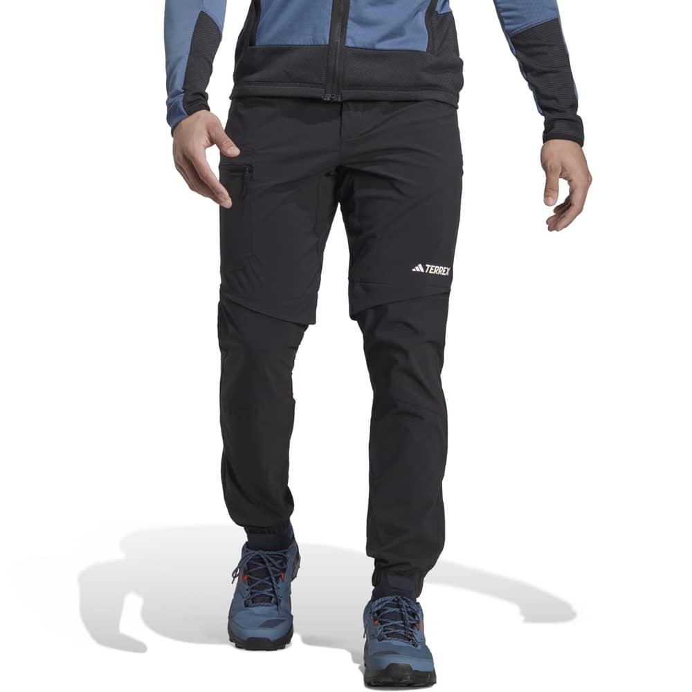 Adidas Terrex Utilitas Hiking Zip Off Pants in Black - Image 5 of 8
