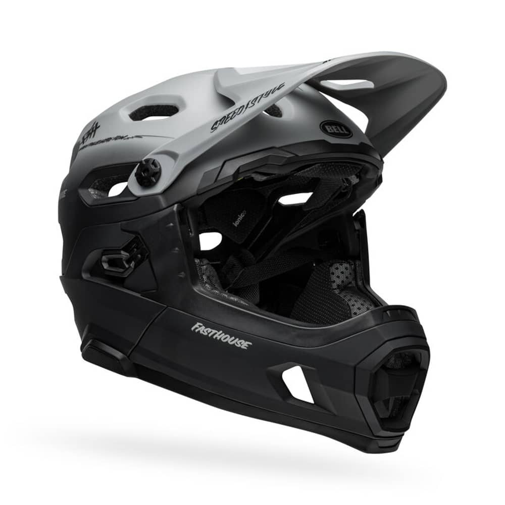 Bell Super DH Spherical Helmet in Matte Gray/Black - Image 2 of 11