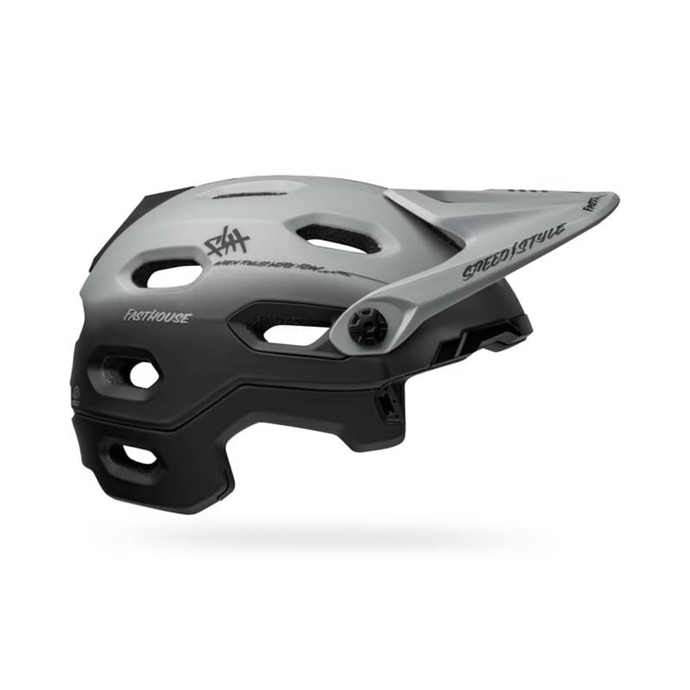 Bell Super DH Spherical Helmet in Matte Gray/Black - Image 8 of 11