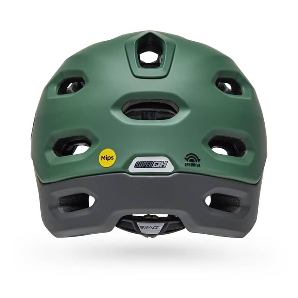 Bell Super DH Spherical Helmet in Matte Green - Image 8 of 9