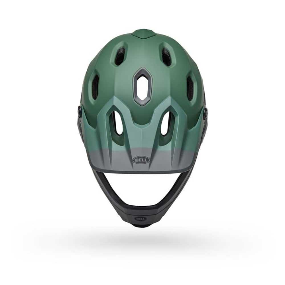 Bell Super DH Spherical Helmet in Matte Green - Image 4 of 9