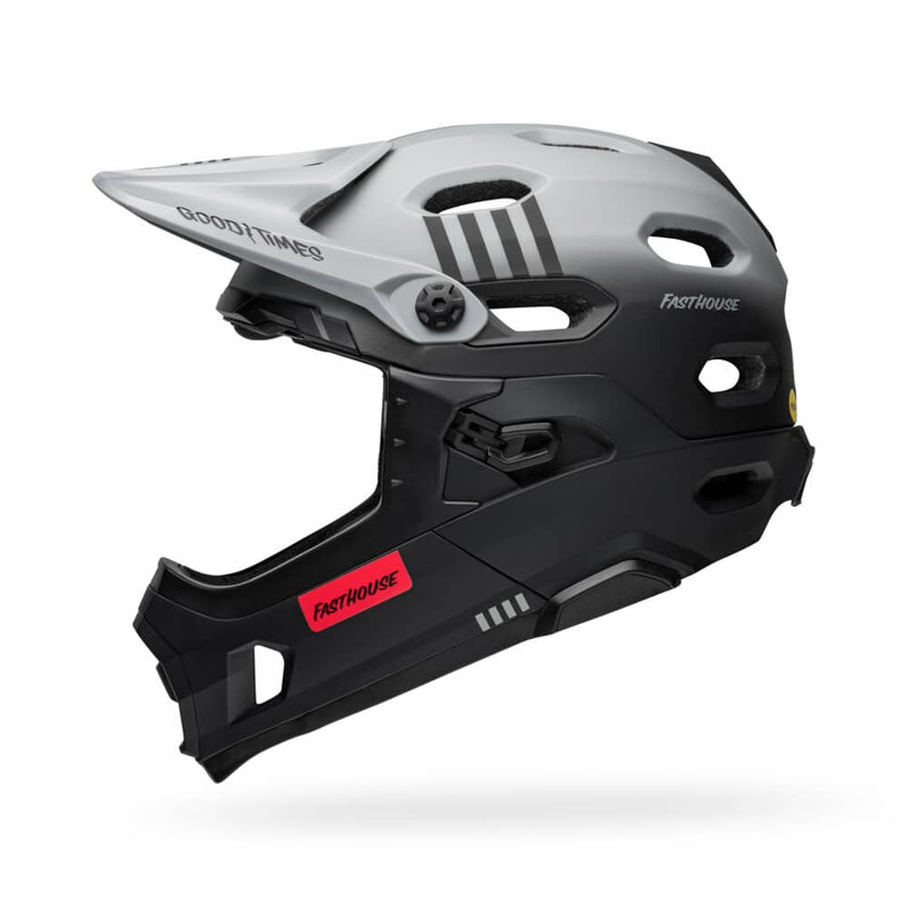 Bell Super DH Spherical Helmet in Matte Gray/Black - Image 5 of 11