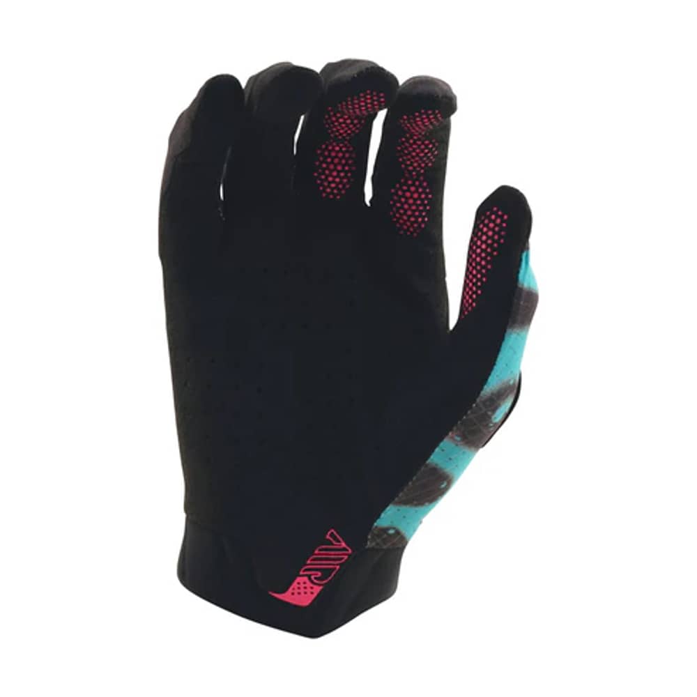 Troy Lee Designs Youth Air Glove in Membrane Black/Glo Yellow - Image 2 of 2