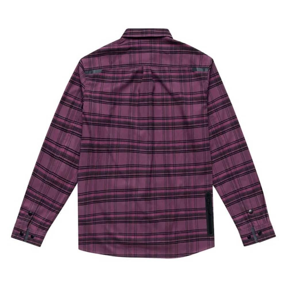 TROY LEE DESIGNS GRIND FLANNEL in Plaid Deep Purple - Image 1 of 4