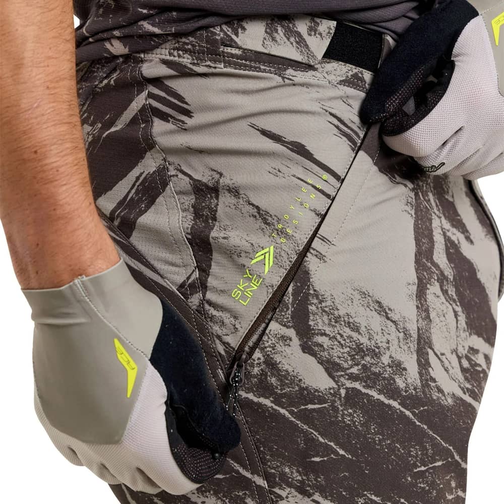 Troy Lee Designs SKYLINE SHORT SHELL in Elemental Dark Earth - Image 3 of 4