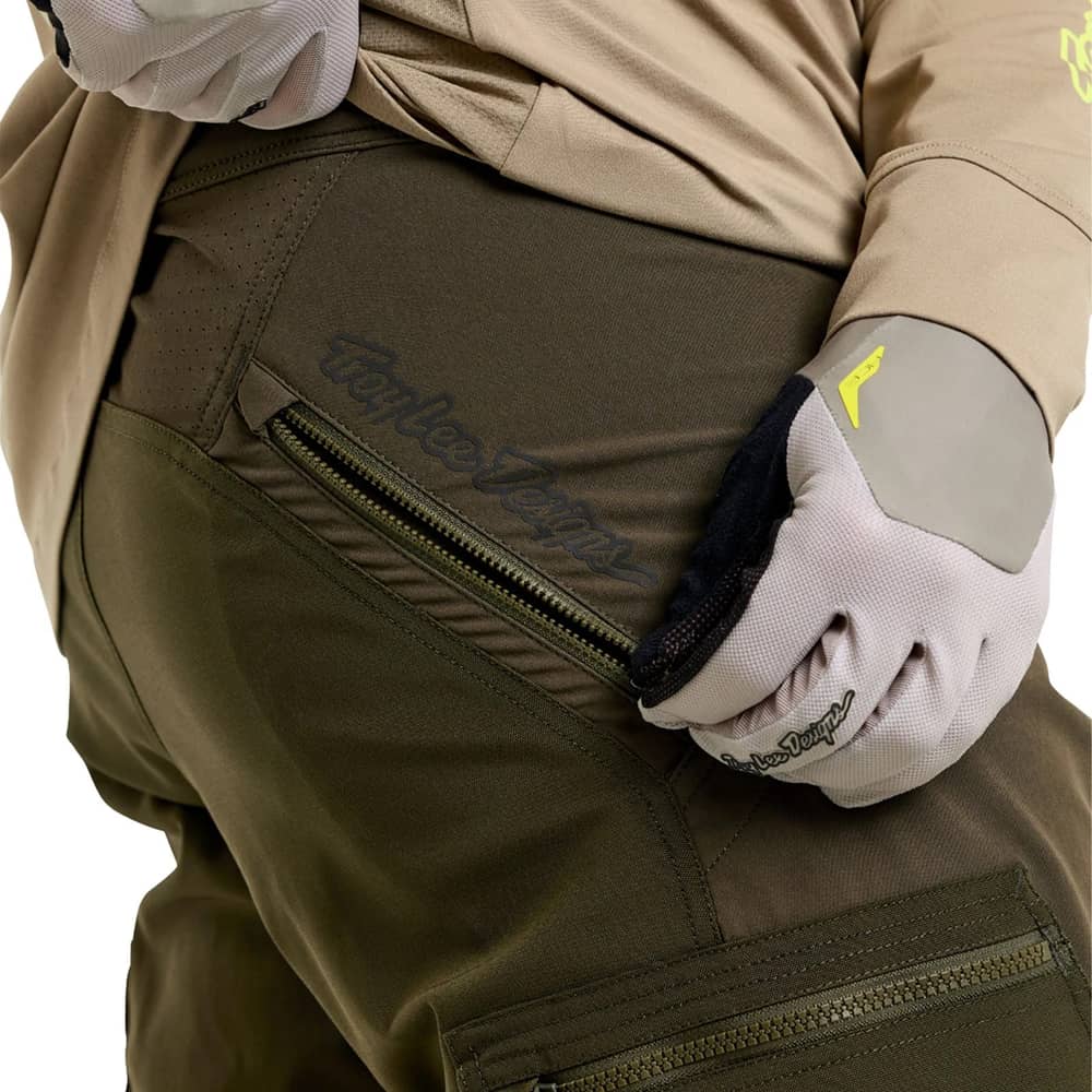 Troy Lee Designs Ruckus Cargo Pant in Mono Dark Earth - Image 4 of 6