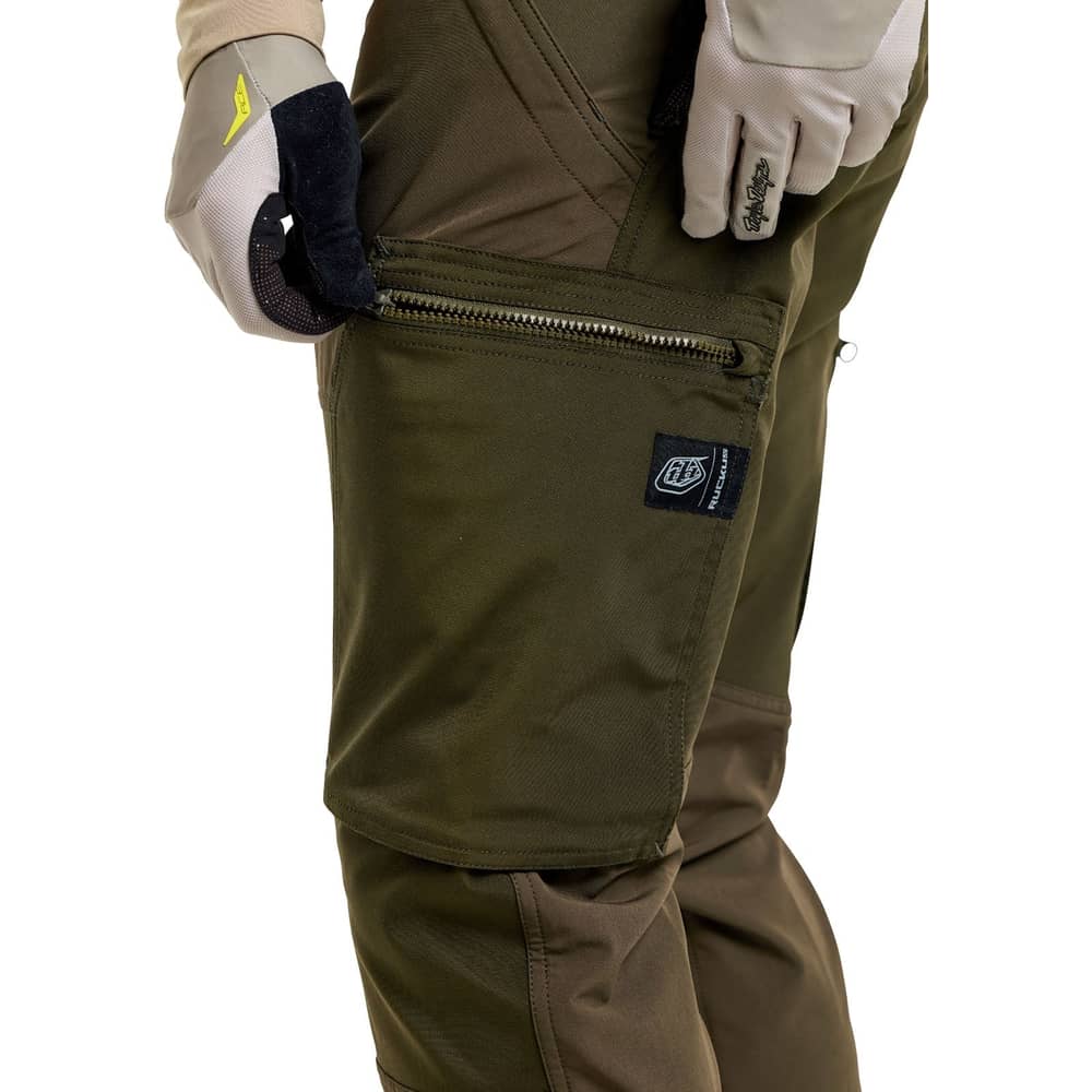Troy Lee Designs Ruckus Cargo Pant in Mono Dark Earth - Image 6 of 6