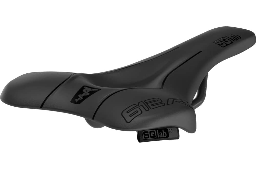 SQlab 612 R Ergowave S-Tube Saddle in Black - Image 5 of 6