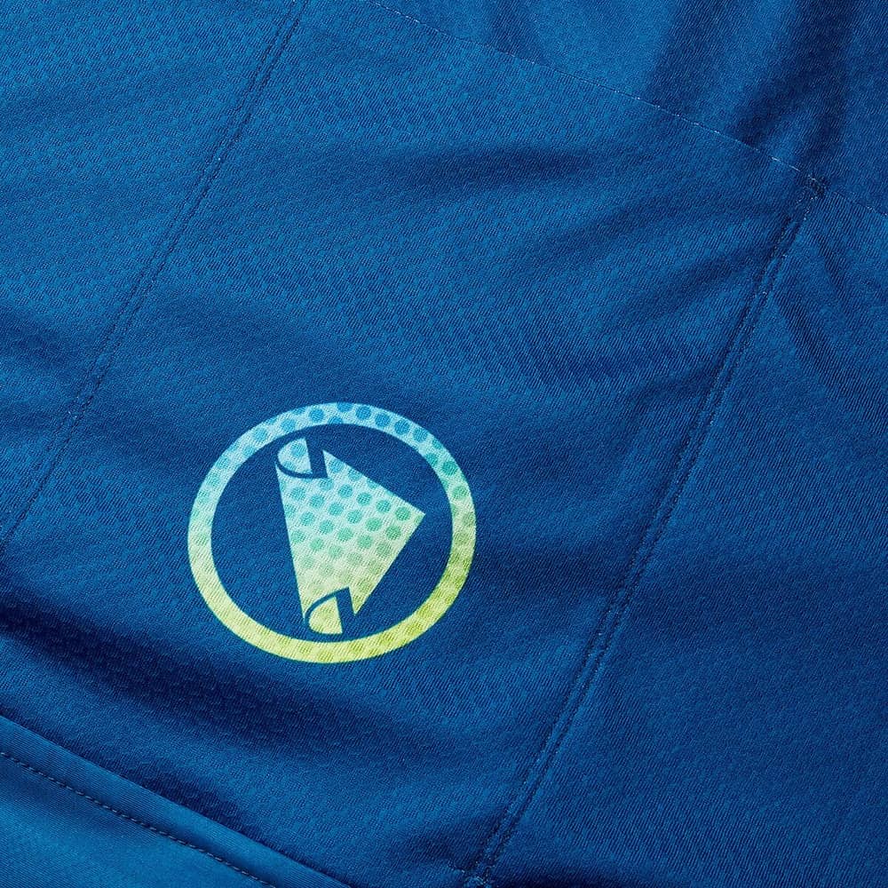 Endura BITMAP Block FS260 Print S/S Jersey in Barra Blue - Image 4 of 4