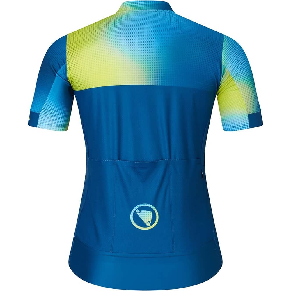 Endura BITMAP Block FS260 Print S/S Jersey in Barra Blue - Image 2 of 4