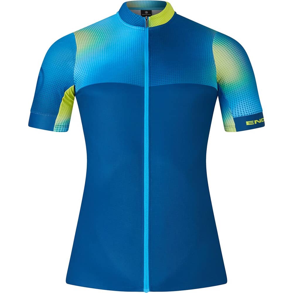 Endura BITMAP Block FS260 Print S/S Jersey in Barra Blue - Image 1 of 4