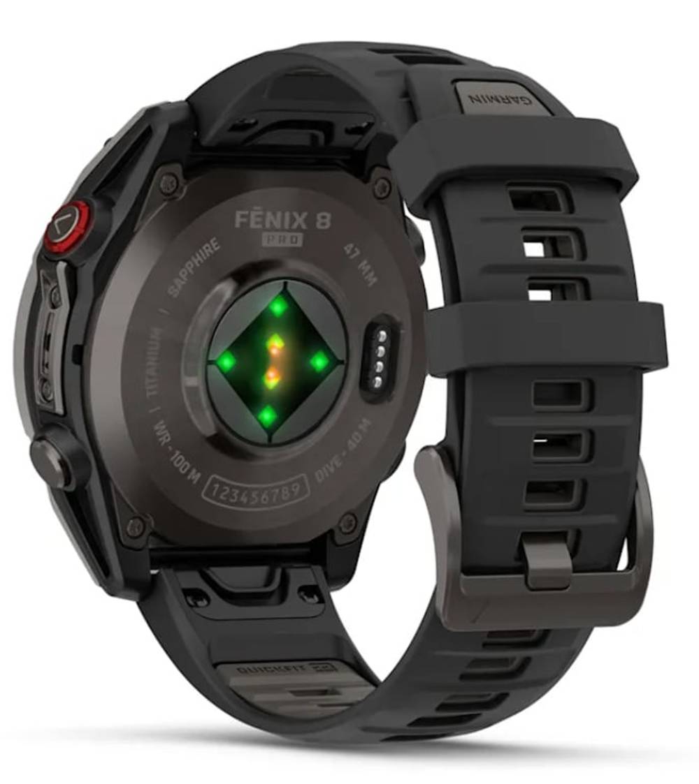 Fenix 8 Pro Smartwatch in Carbon - Image 4 of 5