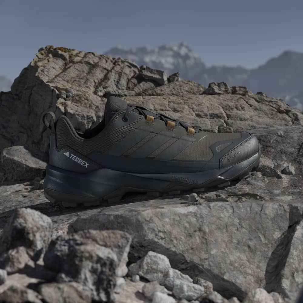 Adidas Terrex Skychaser AX5 GTX Shoes in Shadow Olive/Carbon/Bronze Strata - Image 2 of 3
