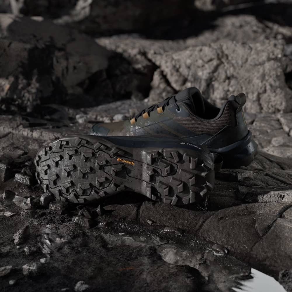 Adidas Terrex Skychaser AX5 GTX Shoes in Shadow Olive/Carbon/Bronze Strata - Image 3 of 3