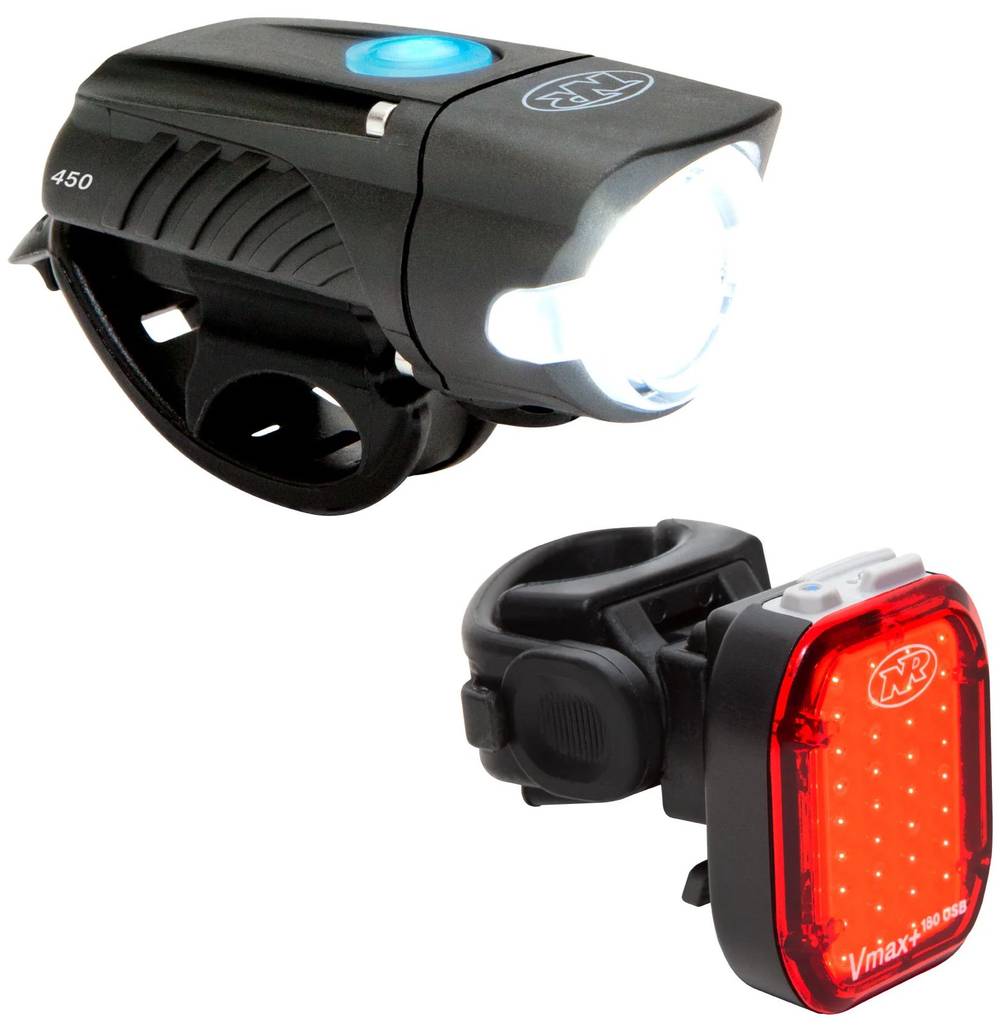 NiteRider Swift 450 / Vmax+ 180 Combo Combo Lights in Black - Image 1 of 3