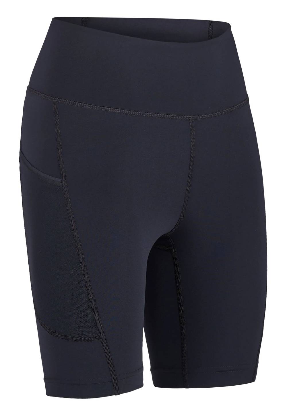 Sugoi Women's High-rise + Pocket 8,5" Shorts in Black - Image 3 of 3