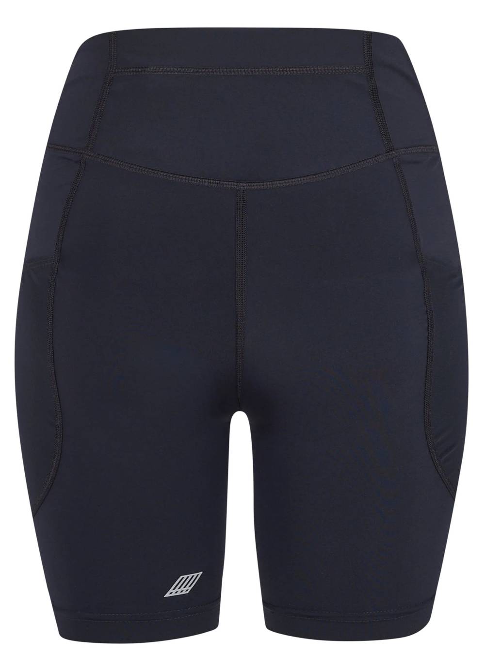 Sugoi Women's High-rise + Pocket 8,5" Shorts in Black - Image 2 of 3