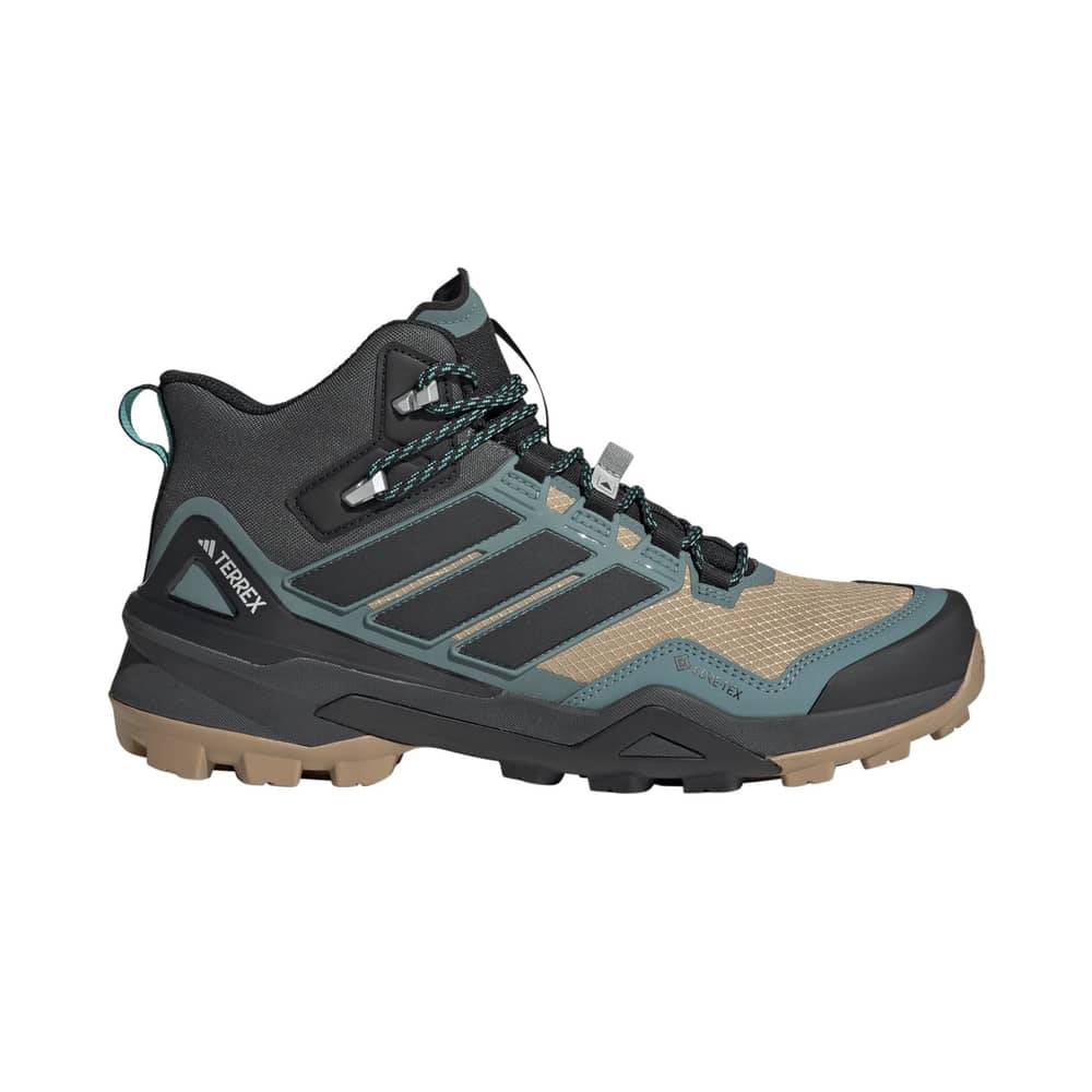 Adidas Terrex Skychaser Mid GTX Shoes in Cardboard/Core Black/Preloved Teal - Image 3 of 8