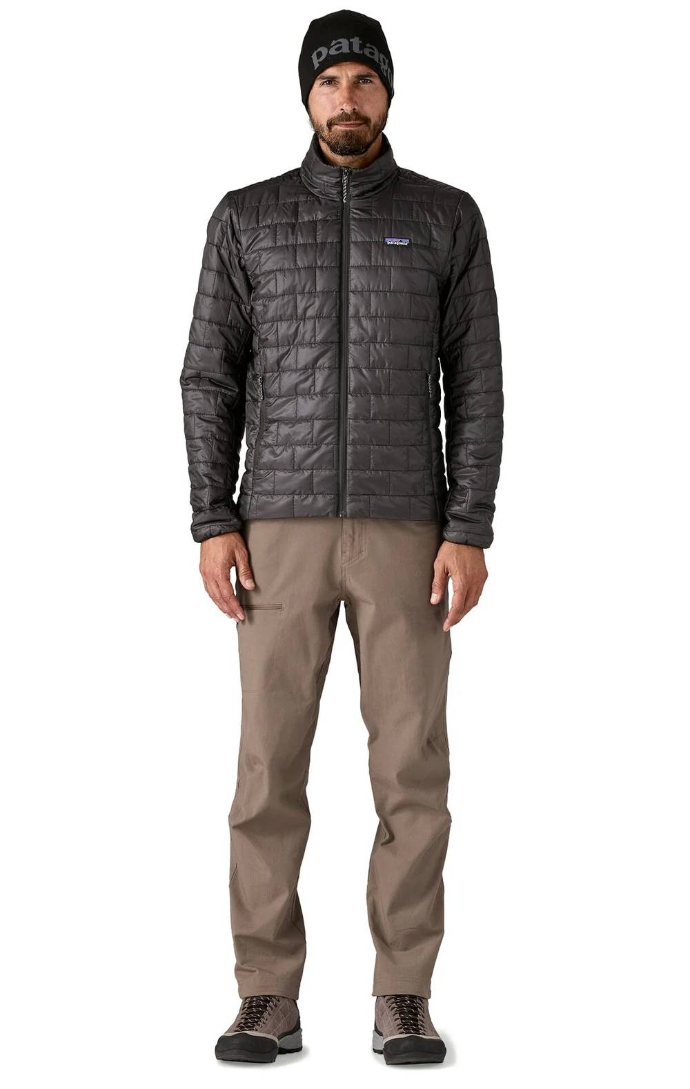 Patagonia Men's Nano Puff Jacket in Black - Image 4 of 4