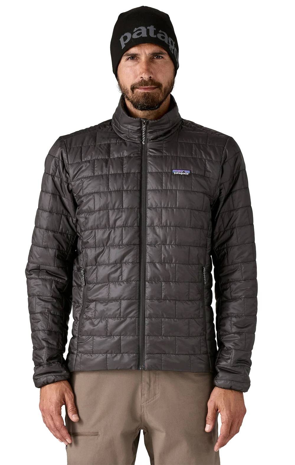 Patagonia Men's Nano Puff Jacket in Black - Image 2 of 4