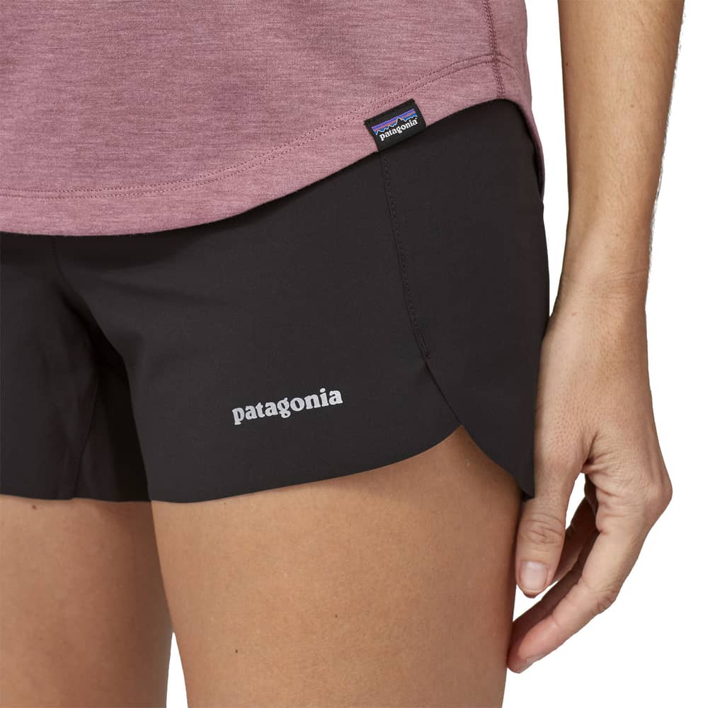 Patagonia Women's Strider Pro Shorts - 3 1/2 in. in Black - Image 4 of 6