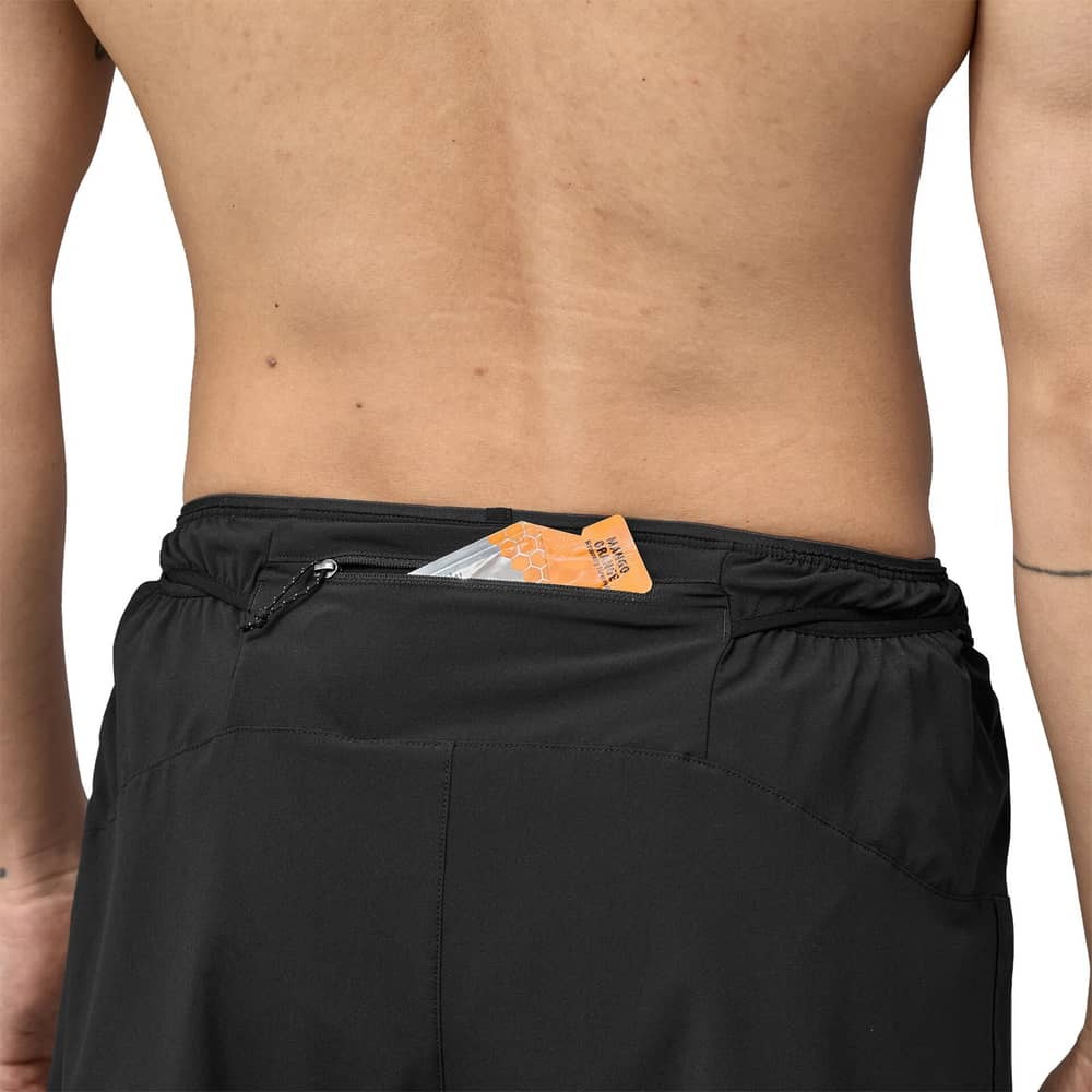 Patagonia Men's Strider Pro Shorts - 7" in Black - Image 5 of 6