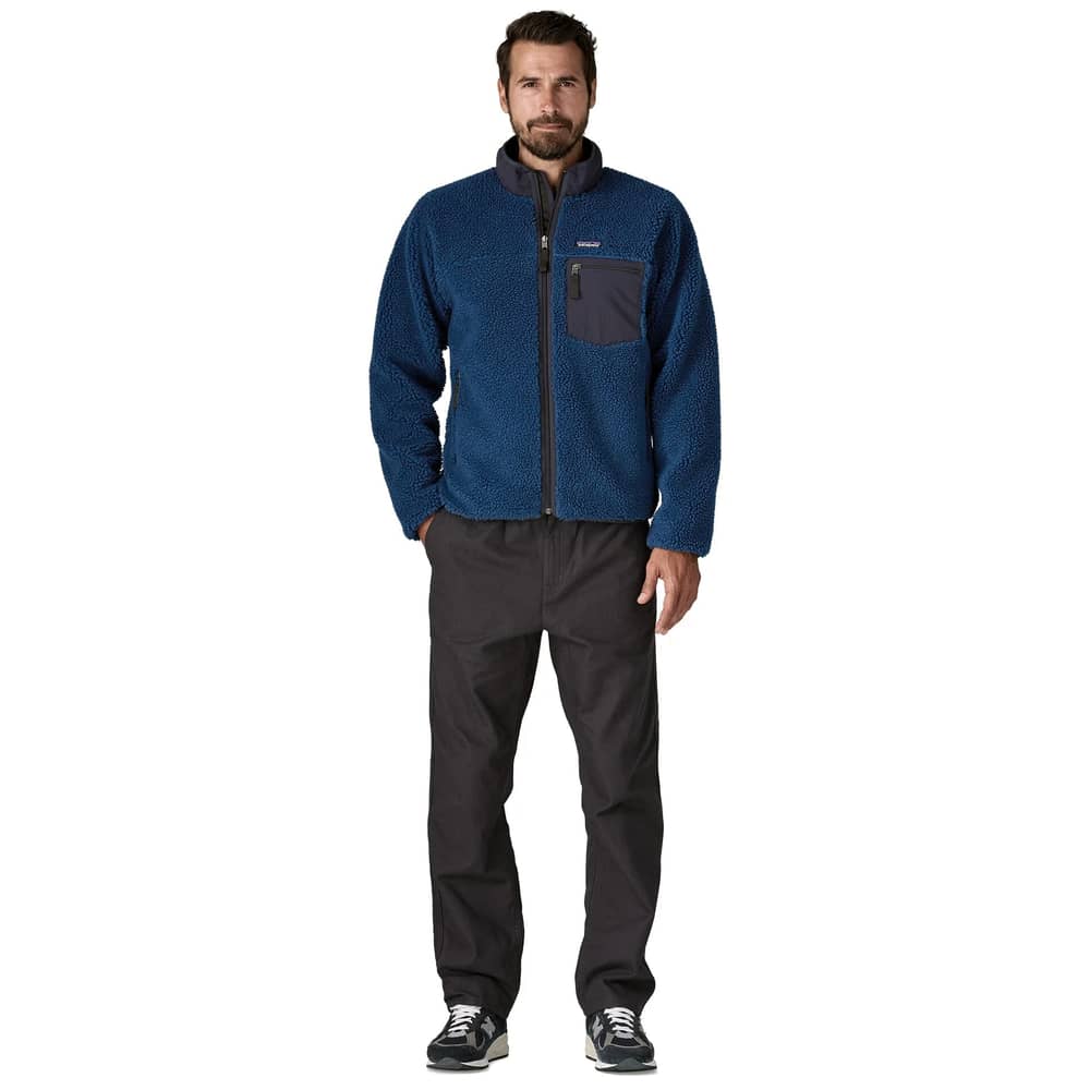 Patagonia Men's Classic Retro-X Jacket in Clement Blue - Image 4 of 4