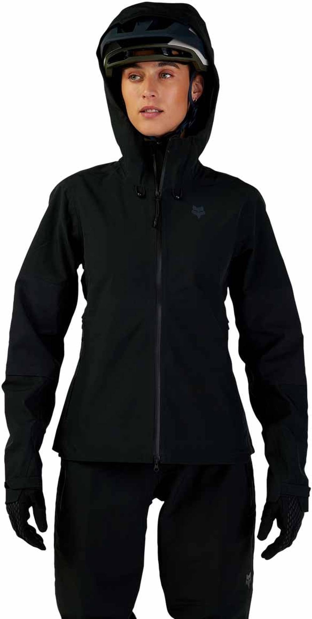 Fox Womens Defend 3L Water Jacket in Black - Image 2 of 3