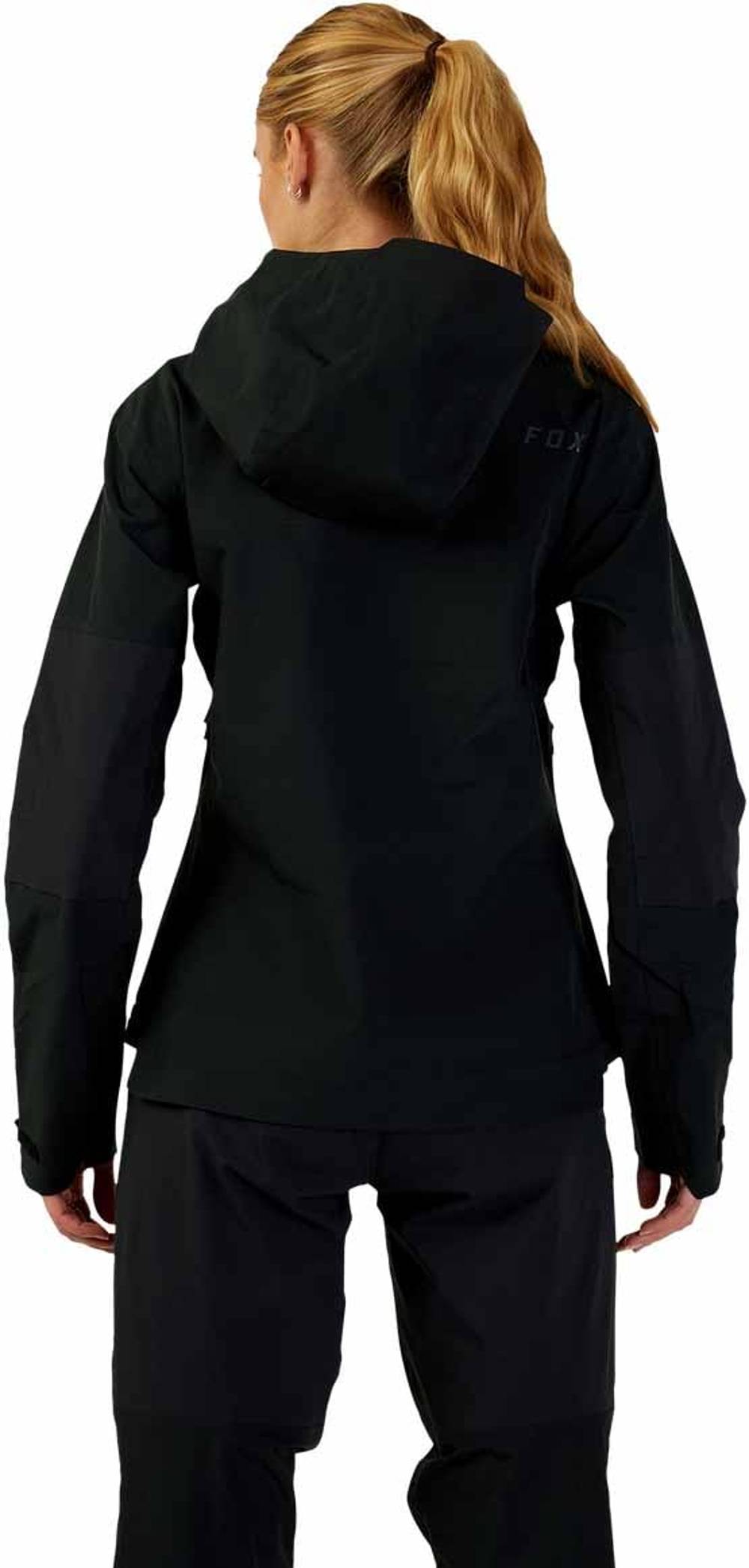 Fox Womens Defend 3L Water Jacket in Black - Image 3 of 3