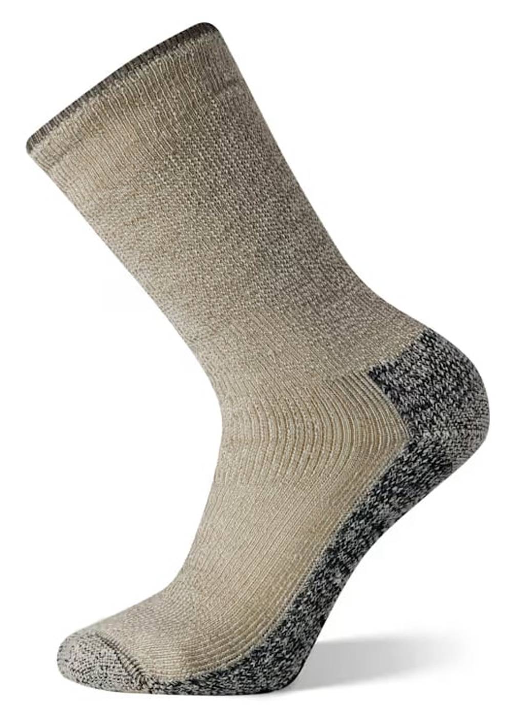 Smartwool Mountaineer Classic E. Max Cushion Crew Socks in Taupe - Image 1 of 2