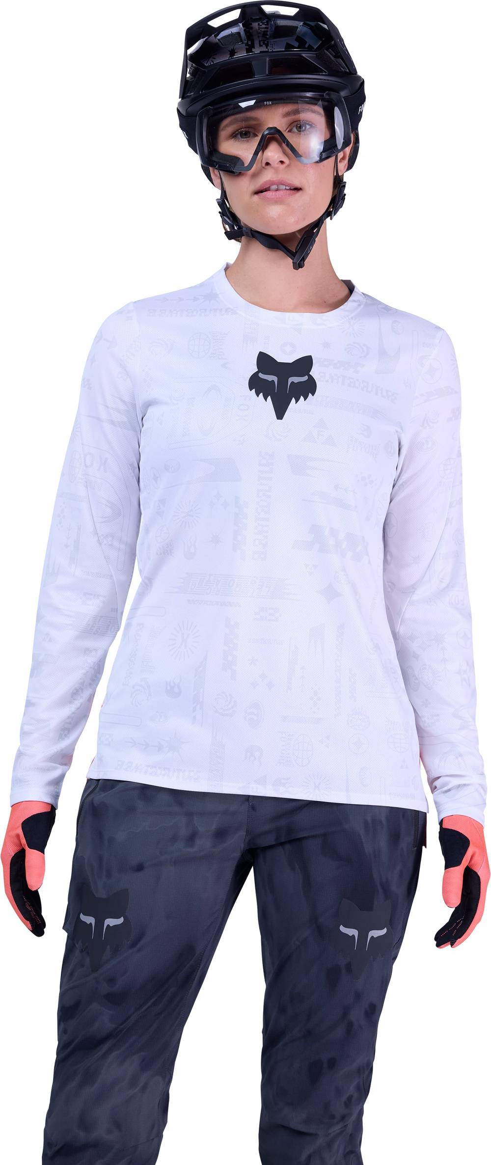 Fox Womens Ranger Long Sleeve Jersey Lunar SE