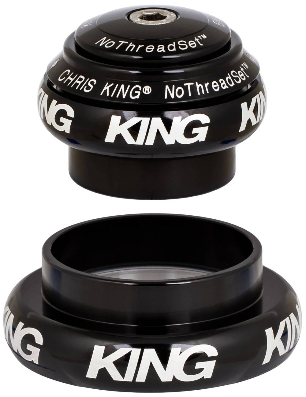 Chris King 1 1/8" NoThreadSet Bold in Black - Image 1 of 1