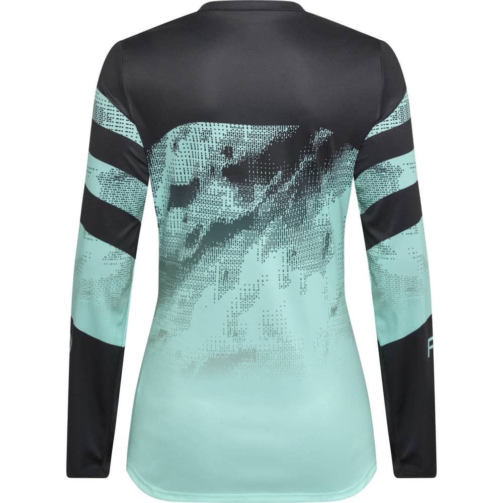 Fox Women Ranger Long Sleeve Jersey Kairos in Turquoise - Image 2 of 4