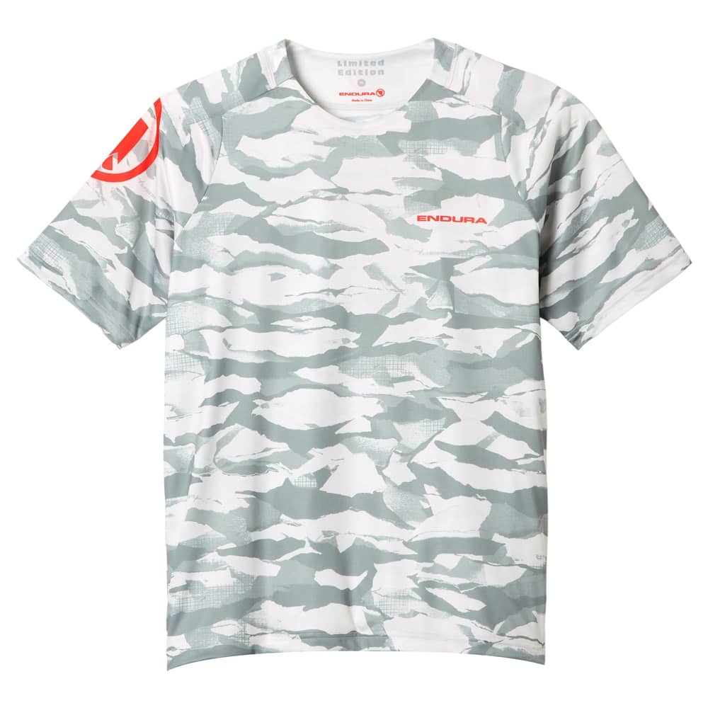 Endura Mountain Camo Ltd Printed S/S Tee in Haar Grey - Image 1 of 2