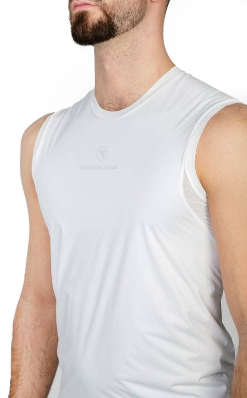 Endura Men's Translite S/L Base Layer II Baselayer in White - Image 3 of 4