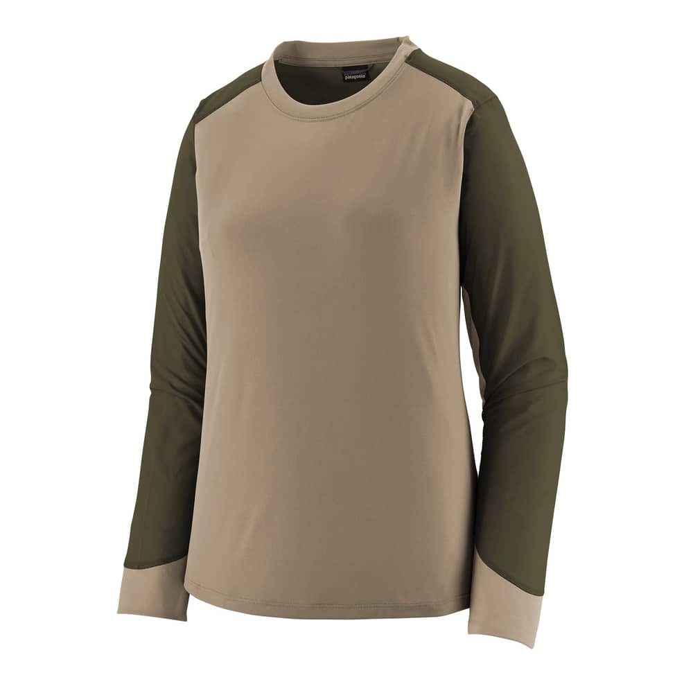Patagonia Women's Long-Sleeved Dirt Craft Jersey in Seabird Grey - Image 1 of 3