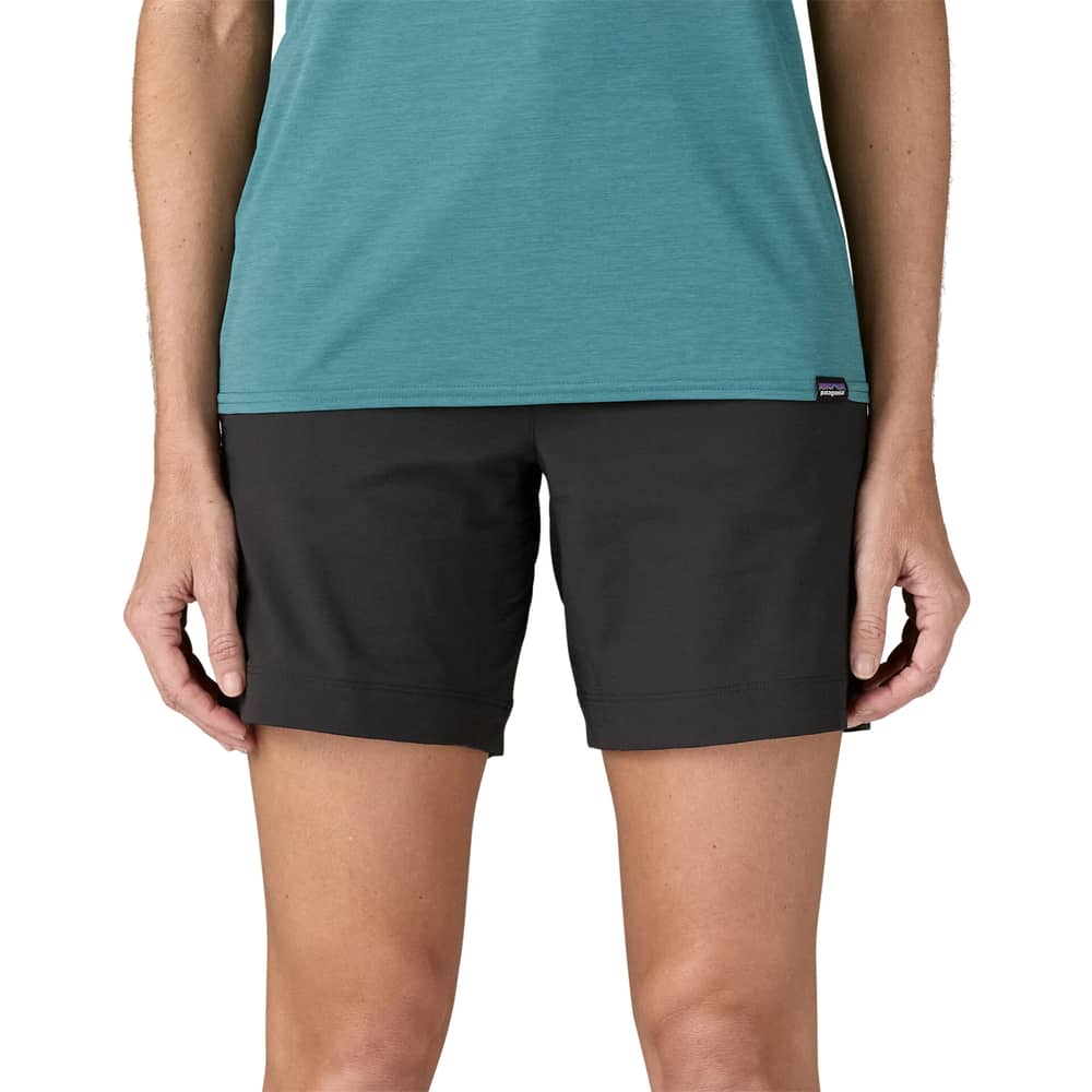 Patagonia Women's Landfarer Bike Shorts in Black - Image 2 of 3