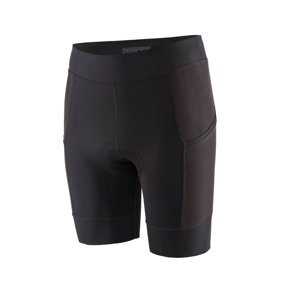 Patagonia Women's Dirt Roamer Liner Shorts in Black - Image 1 of 5