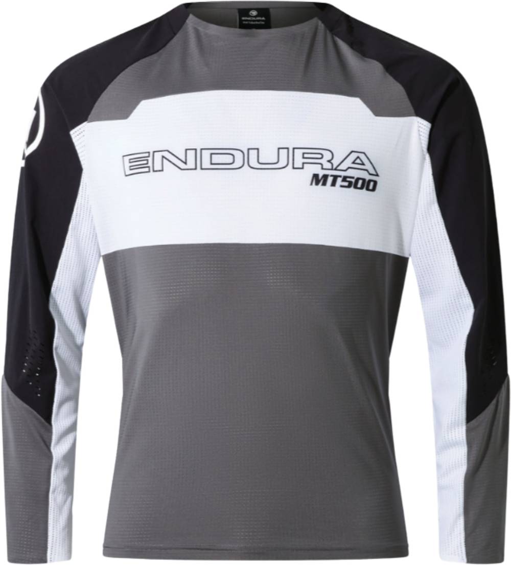 Endura MT500 Burner Lite L/S Jersey in Black - Image 1 of 2