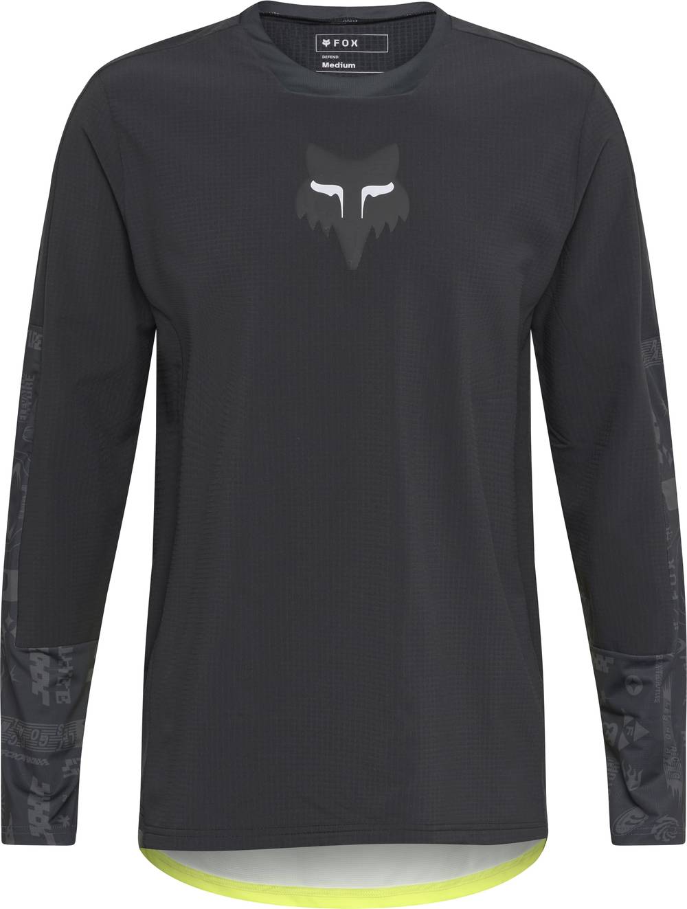 Fox Defend Thermal Jersey Lunar SE in Black - Image 1 of 2