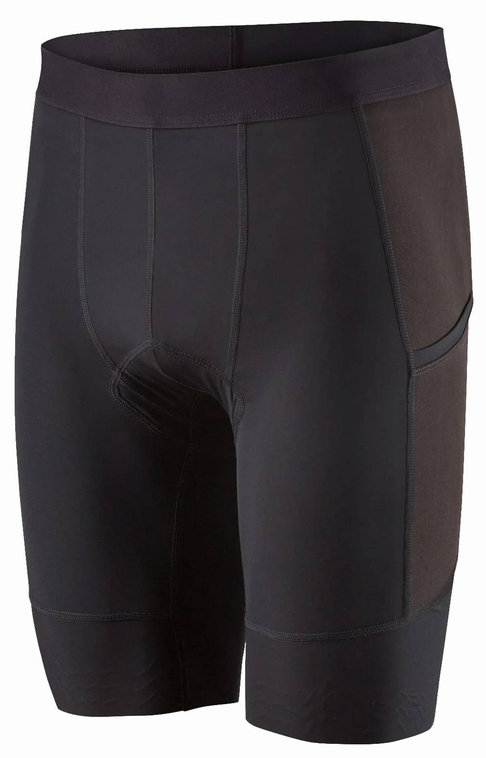 Patagonia Men's Dirt Roamer Liner Shorts in Black - Image 1 of 3